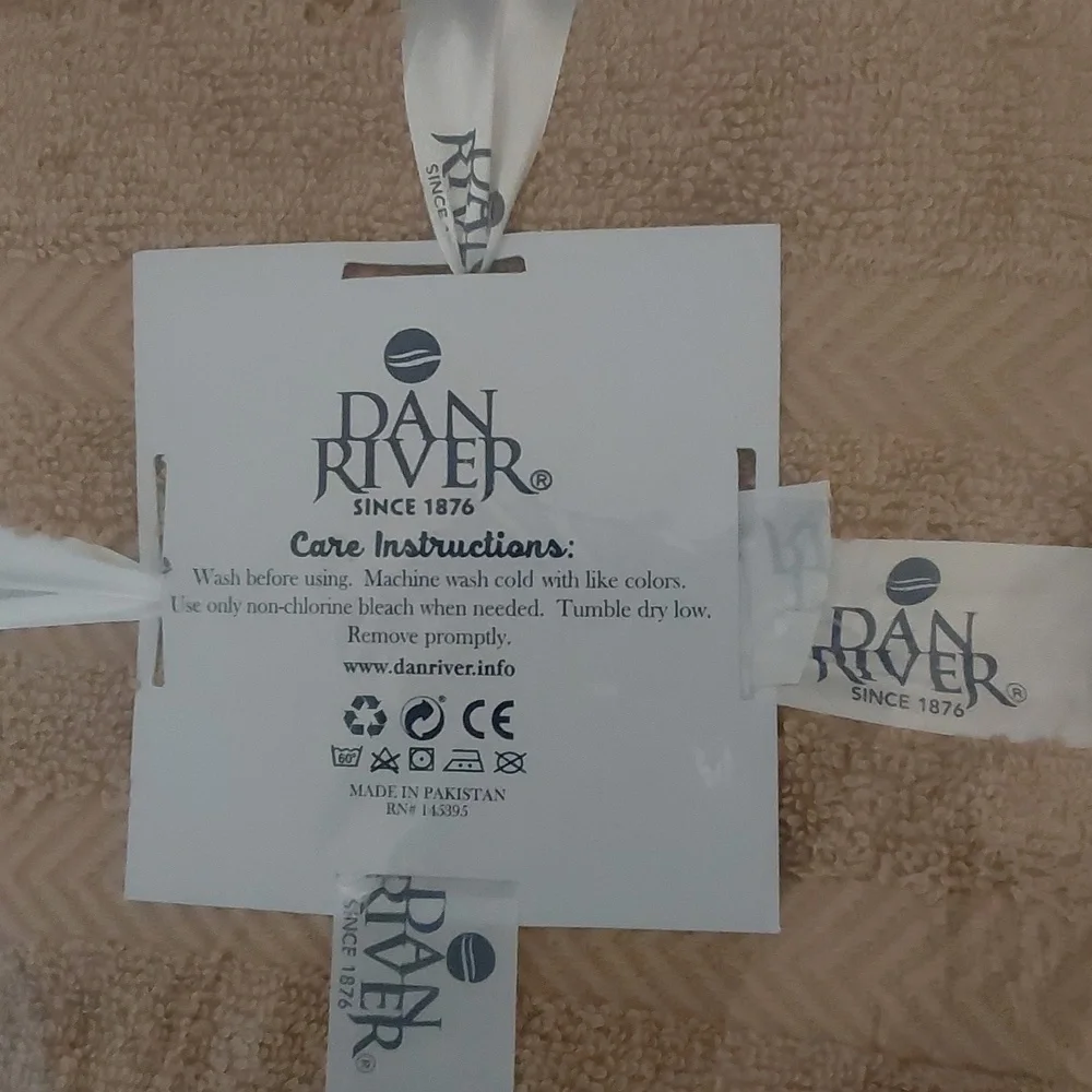 Tan Bath Sheet Set-Dan River